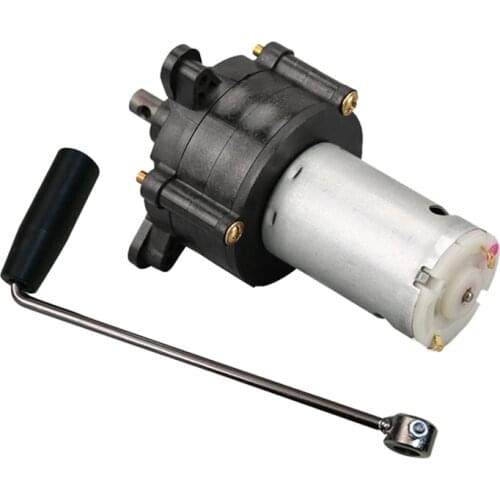 6/12/24V DC Generator Miniature Hand Crank Environmentally Miniature Wind Hydraulic Generator Dynamotor New Motor with Handle
