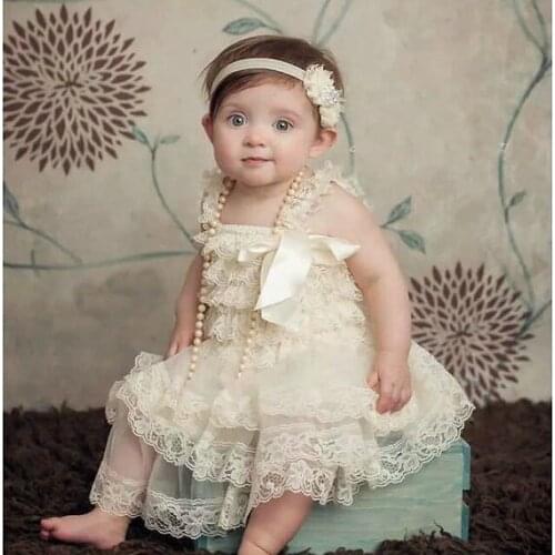 Candy Color Girls Dress Baby Lace Ruffles Cake Dress 3Layers Chiffon Tutus with Straps and Ribbon Bow Kids Wedding Party Dresses