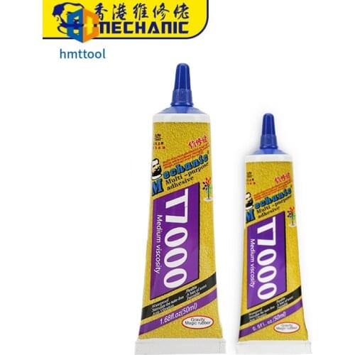 15/50ML MECHANIC T7000 Black Glue Epoxy Resin Liquid Adhesives For Cell Phone LCD Touch Screen Repair Adhesive