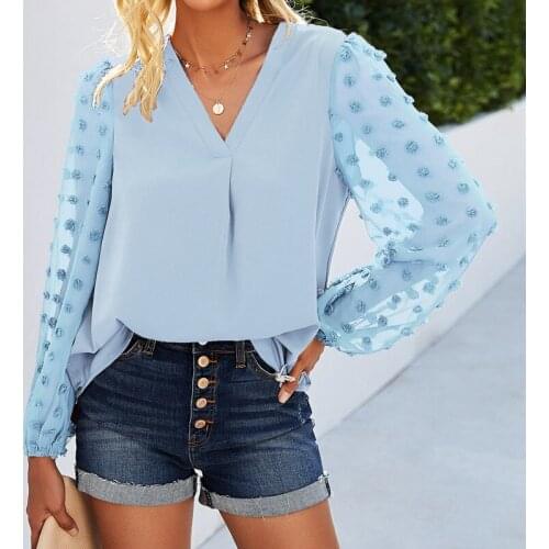 MAKEACE Blouses With Sleeves