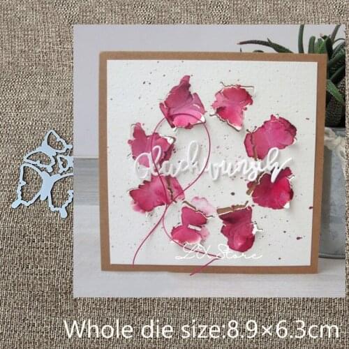 XLDesign Craft Metal Cutting Die die cuts cuts 3Pcs Butterfly decorat Scrapbooking Paper Card Craft Album DIY Embossing Die Cuts