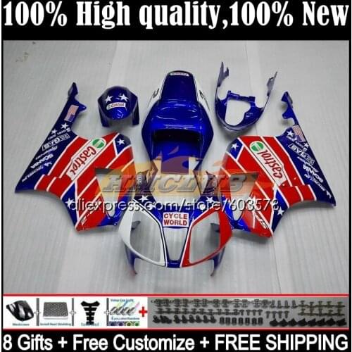 Fairing For HONDA VTR1000 2000 2001 2002 2003 2004 2005 2006 39CL.5 RTV VTR 1000 RC51 SP1 SP2 00 01 02 03 04 05 06 blue red