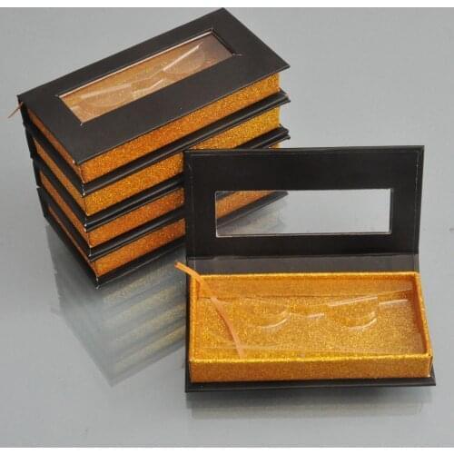 Wholesale false eyelash packaging box lash boxes custom your logo fake 3d mink lashes extension strip square packing case empty