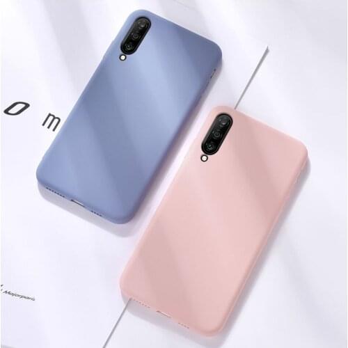 Mi CC 9 Original Phone Cases For Xiaomi Mi CC 9 SE Liquid Silicone Fundas Case For Mi CC 9 Cover protective Case for MiCC9
