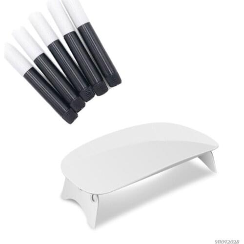 Portable LED UV Curing Lamp Light with USB Power / 5 Pieces UV Adhesive Glue for Mobile Phone Tempered Glass Film M5 Wholesales