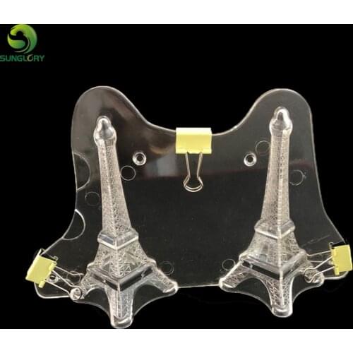 Handmade Plastic 3D Tower Chocolate Mold Stereo Fondant Cake Mold Sugarpaste Candy Jelly Pastry Baking Cake Decorating Tools
