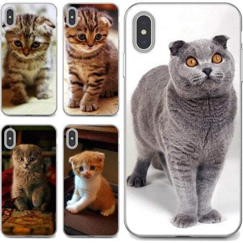 Scottish-fold-cat-Felis-catus-Scotland Silicone Cover For Huawei Mate 20 30 40 7 8 9 10 Lite Pro P Smart 2018 2019 Plus G7 G8