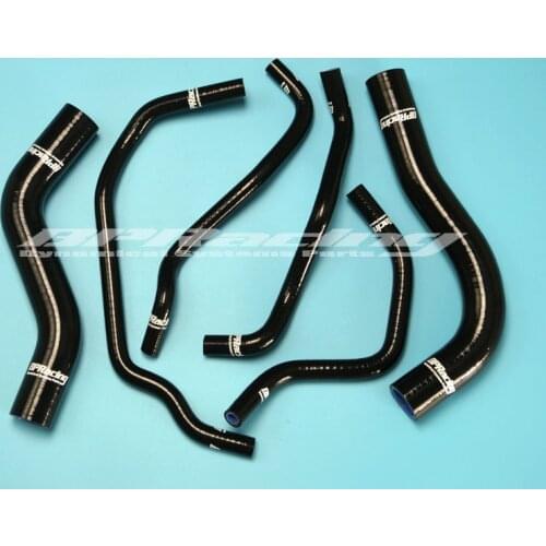 Silicone Coolant Radiator Hose Pipe Tube For Honda Jazz Fit RS GK3 GK5 2015 - 2016 black