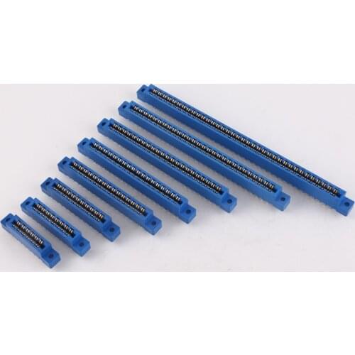 10Pcs/Lot 805 12P Card Edge Connector 3.96mm Pitch 2x6 Row 12 Pin PCB Slot Solder Socket SP12 Dip Wire Solder Type