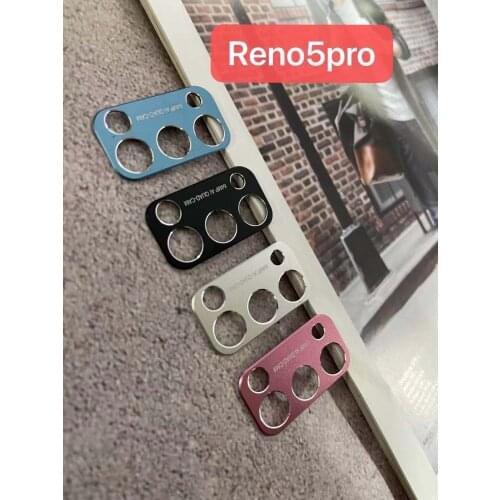 2021 Metal Camera Lens cover for Reno5 Pro Tempered Glass Metal Camera Protector Cover for OPPO Reno 5