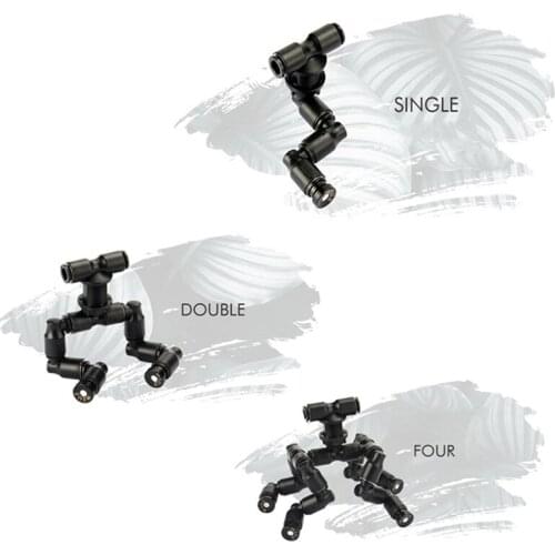 360 Adjustable Reptiles Fogger Mist Sprinkler For Rainforest Tank Aquarium Aquatic Pet