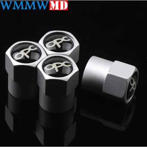 4x Car-Styling Car Wheel Tire Valves Air Caps Fit For Opel OPC H G J Corsa Insignia Astra Antara Zafira Mokka Regal Astra Vectra