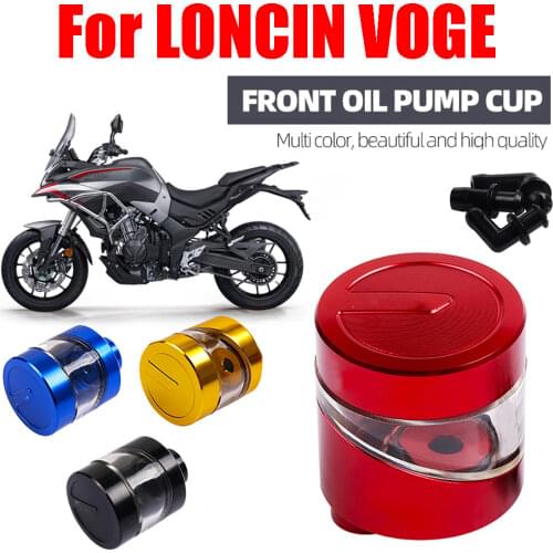 For LONCIN VOGE 500DS 500R 650DS 300R 300RR 500 DS R Accessories Motorcycle Brake Clutch Tank Cylinder Fluid Oil Reservoir Cup