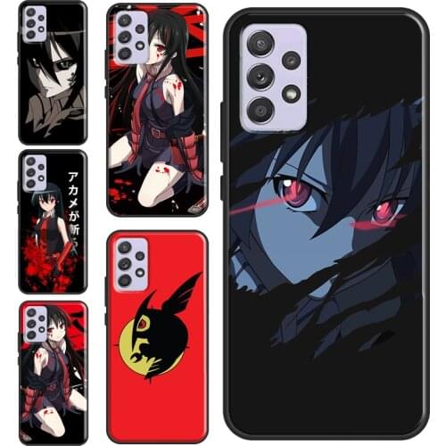 Anime Akame Ga Kill Soft Case For Samsung A72 A52 A32 A12 A40 A50 A70 A31 A41 A51 A71 A21S A20e Phone Cover