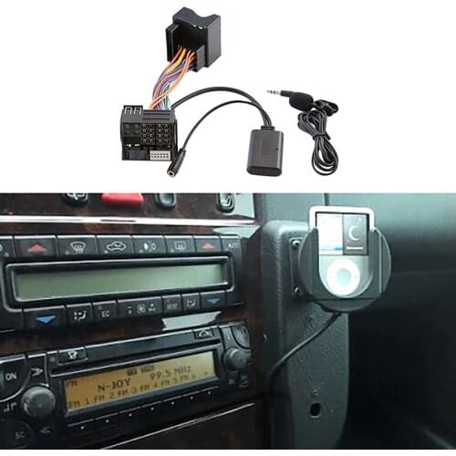 Car Bluetooth 5.0 Aux Cable Microphone Handsfree Mobile Phone Free Calling Adapter for Benz W169 W245 W203 W209 W164