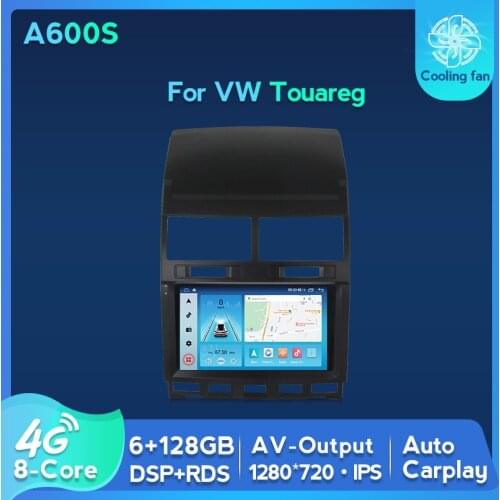 HD 1280x720 6G+128G Eight Core Android 11 DSP RDS Car Auto Radio Multimedia Video Player for VW Touareg Navigation GPS FM BT