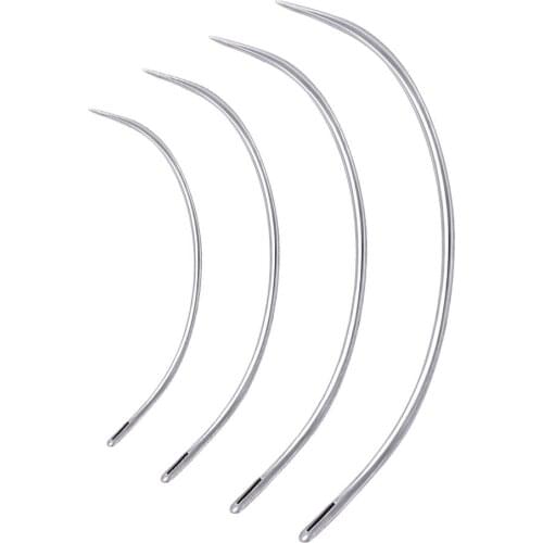 200PCS C Type Curved Mattress Needles Hand Sewing Home Household Repair Sewing Needles 2.0/2.5inch 3.0inch 3.5inch Needle