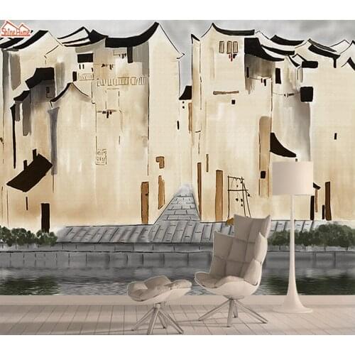 Chinese Water City 3d Photo Mural Wallpaper Wall Paper Papers Home Decor Wallpapers for Living Room Contact Murals Walls Rolls