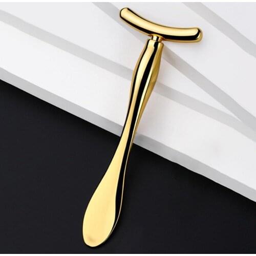 Facial Eyes Massage Stick T-Shaped Double Head Portable Facial Mini Eyes Massage Tools Cleansing Face Beauty Brush