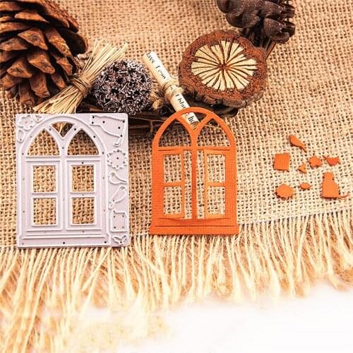 5x10.5cm fence and door Scrapbooking DIY Embossing Mothers Day paper dies cutting dies carbon steel cutter Metal die cards