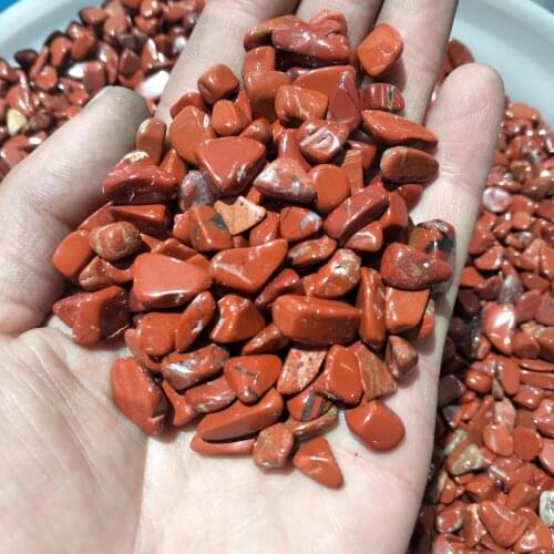 Natural Red Jasper Crystal Tumbled Stone Gemstone Mineral Chip Quartz Crystals Natural Stones wedding decoration aquarium