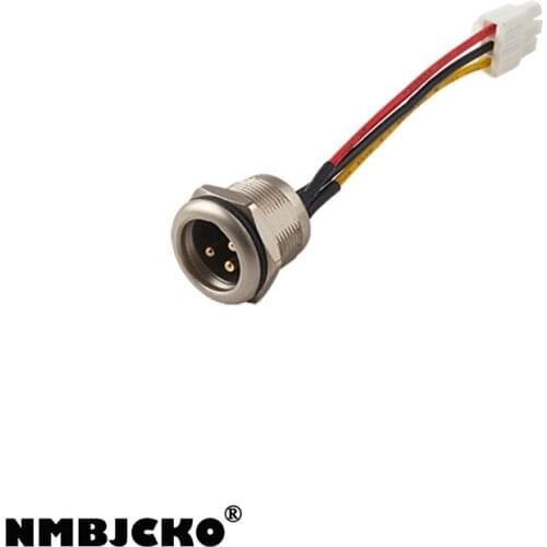 NMBJCKO 3Pin female terminal connector to 3pin xlr male socket assembled cables