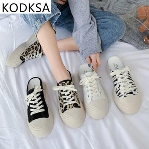 2021 New Milk Shoes, Japanese Canvas Shoes, Thick-soled Shoes, Ugly Big-toed Shoes, Cute All-match Spotted Sneakers