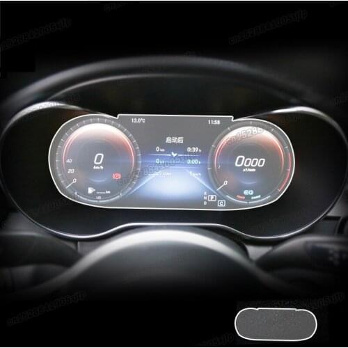 Lcd Car Dashboard Screen Film Protective Sticker Anti-scratch for Mercedes Benz Glc X253 C253 2020 2021 Interior Accessories