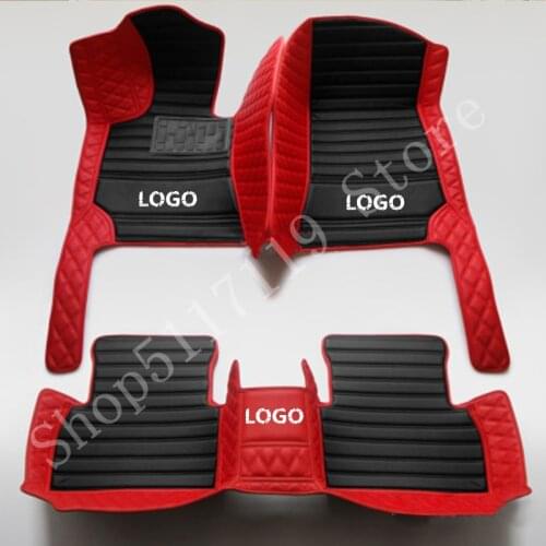 Suitable for Fiat All Models car floor mats Ottimo 500 Panda Punto palio Linea Sedici Viaggio Bravo Freemont car styling Custom