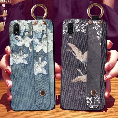 Soft TPU Silicone Back Cases For Vivo Y91 Y91i Y91C Y93 Y95 Y97 Wrist Strap Back Cover For Vivo V11 Pro V11i