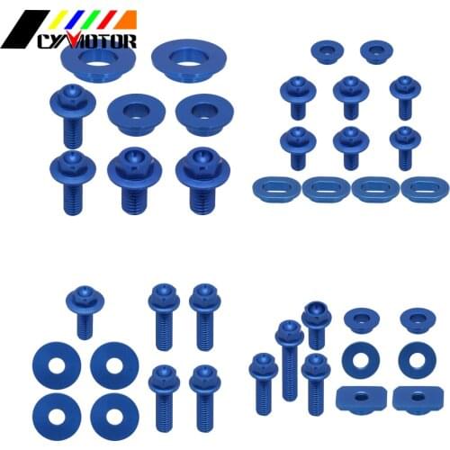 Dirt Bike Motocycle Plastic Body Parts Guard Screw For Yamaha YZ125 YZ250 YZ 125 250 2002 2003 2004 2005 2006 2007