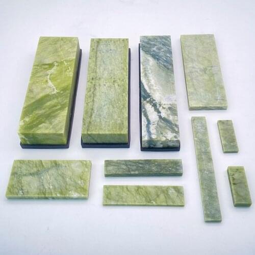 10000 Grit Natural Green Agate sharpening stone Whetstone Fine Grinding Polishing Shaved bar kitchen knife sharpener honing tool