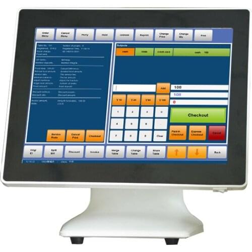 15'' Factory sales POS terminal capacitive touch screen black POS machine POS system for retailers point of sales