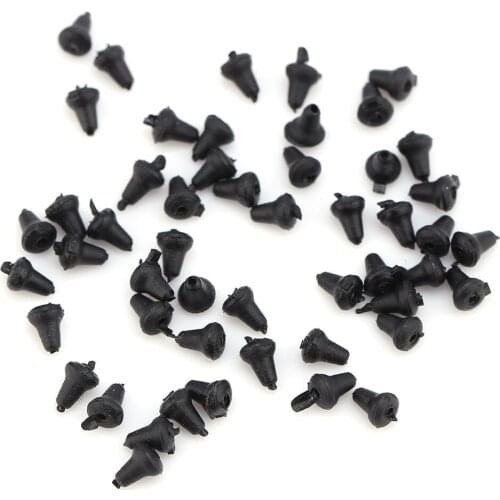50pcs Plastic Fishing Lures Carping Fishing Tackle Bait Stops Fishing Tackle Accessories