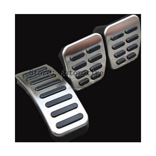 Stainless Car Accelerator Gas Brake pedal Clutch Pedal for Volkswagen Polo for Jetta MK4 for Lavida for Golf MK4