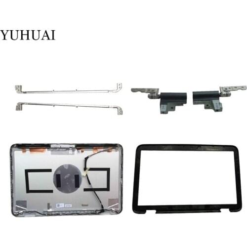 Laptop cover For Dell XPS15 XPS 15 L501X L502X LCD Back Cover/LCD Front bezel/Hinges/Screen bracket 52MKT 052MKT 0PCRKJ PCRKJ