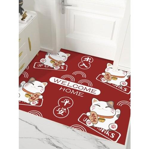 Household door mat floor mat household carpet door mat PVC cutting disposable non slip door mat
