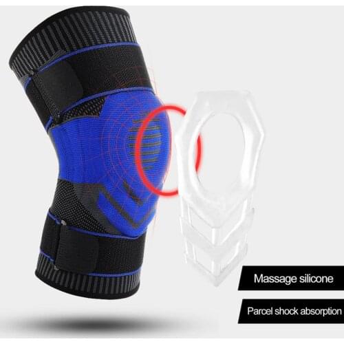 Breathable Knee Brace Exercise Knee Pad Protector Fitness Support for Bicycle Skateboard Ice Skate Roller Accessories M/L/XL