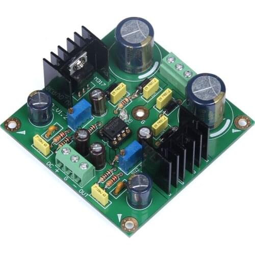 Finished Board. LM317/LM337 LF 353 Servo Rectifier Filter Power Board AC to DC