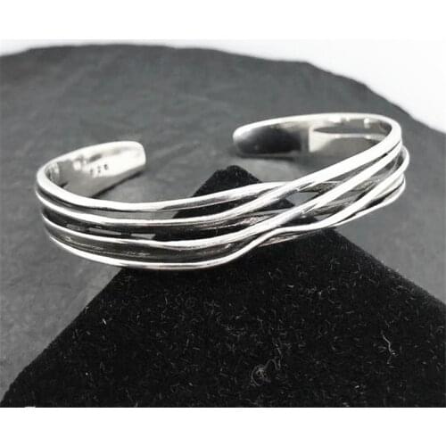 Miuoxion Retro Multi-Layer Cross Wave Bracelet Personalizty Fashion Jewelry For Women Feature Namour Charm Gift All Seasons