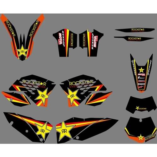 Dirt Bike Fairing Decal Team Graphics Sticker for KTM SX SXF EXC EXCF XCF 2008 2009 2010 125 200 250 300 350 450 525