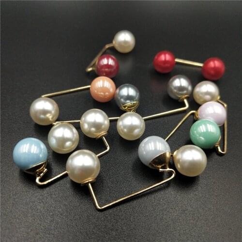 2019 New Fashion 1Pc Woman/Girl Imitation Pearl Brooch Classic Charm High Quality Accessories Simple All-match Brooches for gift