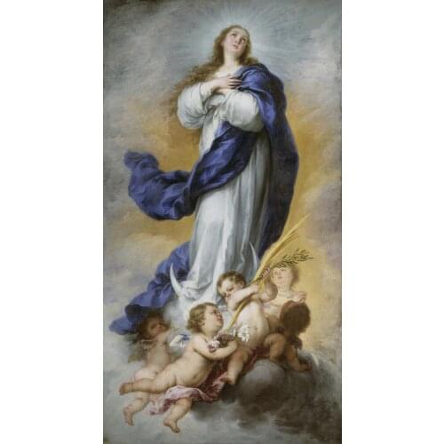 Wholesale painting # TOP religion ART # Madonna angel # La Inmaculada Concepcion de Aranjuez # print canvas oil painting