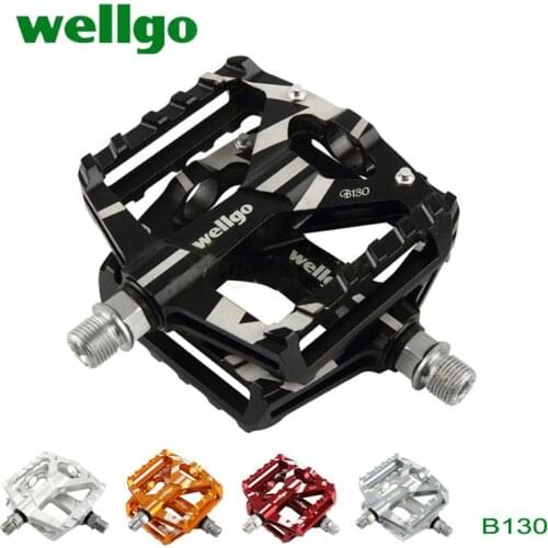 Original wellgo pedal kb012 b130 mtb mountain bike pedals Aluminum/Alloy cycling pedals parts cycling cleats