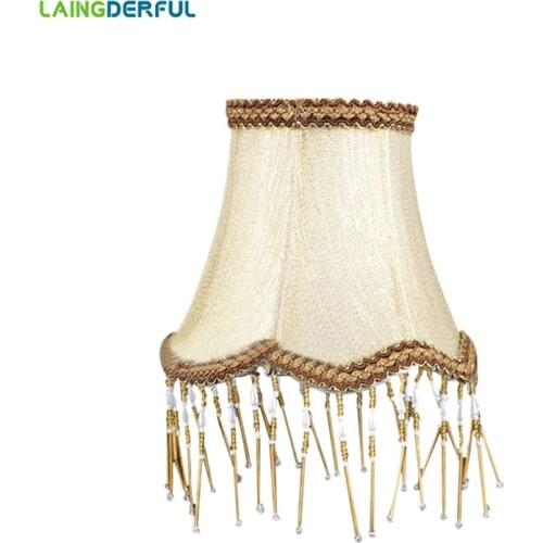 Suspending Panicle Lamp Shade Crystal Candle Lampshade Chandelier Lamp Cover Wall Lamps Shade for E14 Candle Lampcover