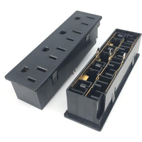 SS-6B-4 USA Type B socket 4 Ways American embedded UPS output connection outlet