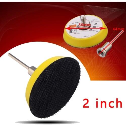 2 inch 50mm Sander Disc Sanding Polishing Pad Backer Plate 3mm Shank Cutting Disc Extension Rod Connective Rod For Dremel Rotary