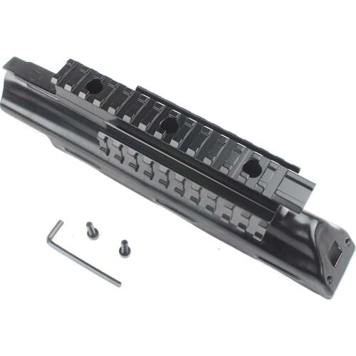 Tactical AK47 Tri-rail Mount Integral Rail Receiver Top Cover Scope Mount Picatinny Weaver Base Handguard Quad Rail System