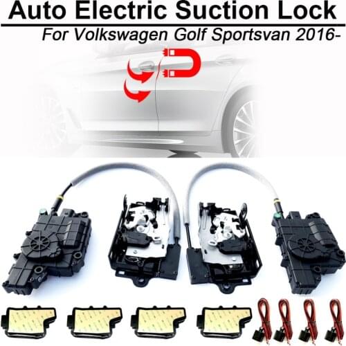 CARBAR Smart Auto Car Electric Suction Door Lock for Volkswagen VW Golf Sportsvan Soft Close Super Silence Self-priming Door