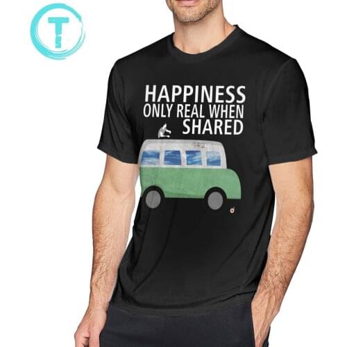 Into The Wild T Shirt Into The Wild T-Shirt Beach Male Tee Shirt Plus size 100 Cotton Printed Cute Tshirt